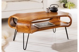 Stolik kawowy drewniany 100 cm Wesley