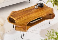 Stolik kawowy drewniany 100 cm Wesley, drewniany stolik kawowy Wesley, ława drewniana 100 cm Wesley