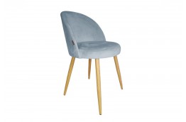 Krzesła tapicerowane Trix / noga w kolorze dąb 