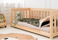 Łóżko dziecięce sosnowe Mulani,  łóżko dziecięce drewniane mulani, łóżko do pokoju dziecka, łóżka z szufladą mulani