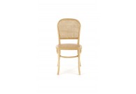 Krzesło z rattanu naturalnego Melissa, krzesła drewniane z ratanu, krzesła boho