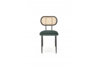 Krzesło rattan syntetyczny / drewno Jamie, krzesła do jadalni rattanowe, krzesła ratan