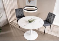 stół nowoczesny ,stół okrągły , stół biały , stół do kuchni , stół do salonu , stół do biura