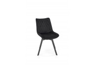 Krzesło ann velvet z funkcją obracania, krzesła nowoczesne tapicerowane, krzesła obrotowe