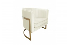Fotel wypoczynkowy do salonu Glamour - 19 kolorów