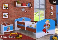 meble do pokoju dziecięcego, łóżko dla dziecka, łóżko dla chłopca, łóżko dziecięce bob budowniczy, calvados łóżko dla chłopca