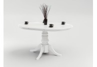 Okrągły stół rozkładany do salonu wiliam 90-124x90x75 cm