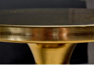 Stolik kawowy złoty 40 cm Abstract, stoliki pomocnicze złote 40 cm abstract