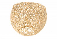 Złoty stolik kawowy do salonu Zara 53 cm,  złoty stolik okrągły 55 cm zara, złote ławy dp salonu, ława złota