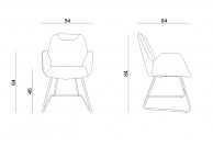 szare krzesła tapicerowane city, krzesła konferencyjne city, krzesła do sali konferencyjnej