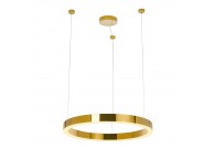 Złota lampa wisząca Ring Luxury 50, złote lampy wiszące okrągłe Ring Luxury 50