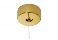 Złota lampa wisząca Ring Luxury 70, złote lampy okrągłe ring, lampy do salonu złote