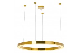 Złota lampa wisząca Ring Luxury 110