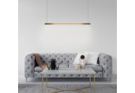 Lampa wisząca złota Linus 100 cm, lampy wiszące złote linus, lampy do jadalni nad stół