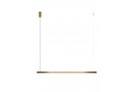 Lampa wisząca złota Linus 120 cm, lampy nad stół złote