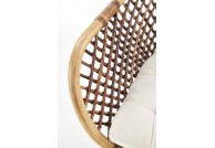 Krzesło z rattanu naturalnego triso, krzesła rattanowe z poduszką