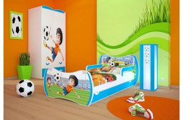 Łóżko z szufladą do pokoju dziecka Piłka - kolory