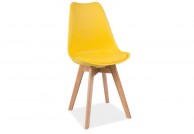 krzesło,krzesła, krzesło drewniane, kolory, żółte, styl skandynawski, zestaw