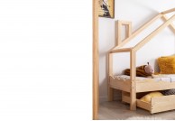 Łóżko dla dziecka drewniane sosnowe Nala, łóżka dla dzieci domki, łóżka domki drewniane