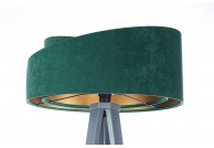 Lampa podłogowa Trójnóg zielony / złoty Spring, lampy stojące, lampy podłogowe na trzech nogach