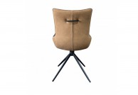Krzesła tapicerowane mikrofibrą Bax, krzesła nowoczesne do jadalni Bax