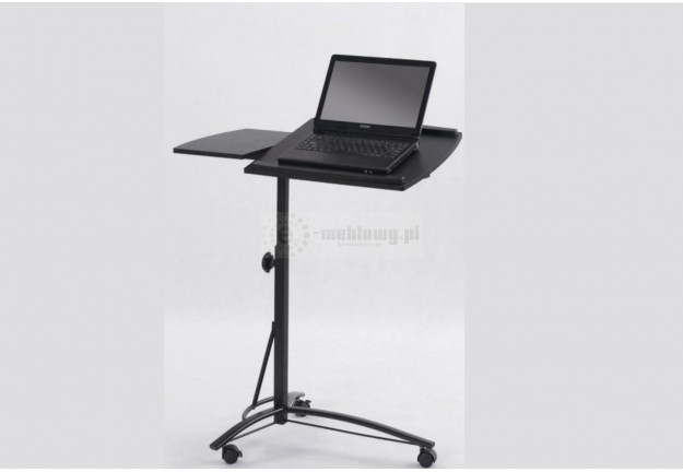 biurko, nowoczesne biurka, biurko pod laptopa, czarne biurko, stolik na laptopa, stolik komputerowy