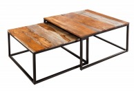  drewniane ławy do salonu smoke, stoliki kawowe z drewna smoke, drewniane ławy do salonu