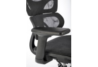 Fotel obrotowy czarny Gotard, fotele ergonomiczne czarne Gotard, fotel biurowy Gotard