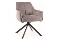 Krzesło tapicerowane obrotowe 180 Notti Brego, krzesło nowoczesne notti