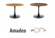 Stół okrągły 90 cm Amadeo