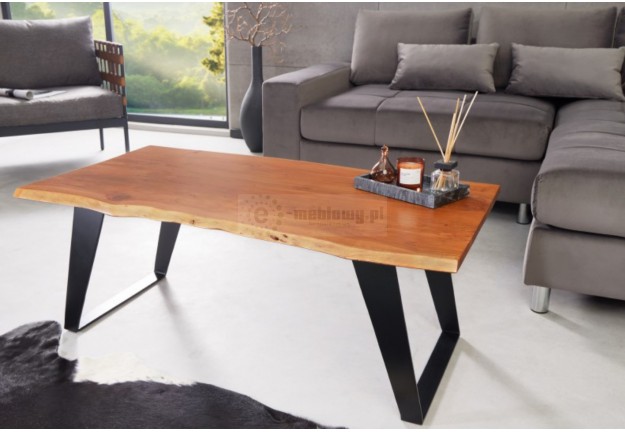 Ława drewniana 115 cm Artwork, ławy z drewna akacjowego Artwork
