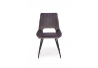 Krzesło tapicerowane do salonu phil, krzesła nowoczesne, krzesła do jadalni, krzesła zielone phil