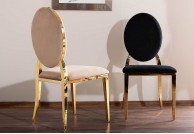 Krzesła Glamour King Velvet, krzesła w stylu glamour king velvet, krzesła do stołu hermes