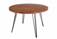 Stół okrągły 4 osobowy 120 cm Sello,  okrągły stół drewniany 120 cm Sello, stół na 4 osoby Sello, stoły 4 osobowe okrągłe 