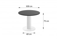 Stół okrągły 100 cm Solo,  stół okrągły 100 cm Solo, stół okrągły 4 osobowy Solo, stoły 4 osobowe
