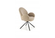Krzesła obrotowe boucle Yuvati, krzesła nowoczesne, krzesła do jadalni, krzesła
