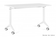 Białe biurko na kółkach Yumi - 3 rozmiary