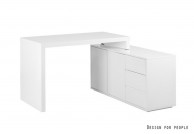 biurko,biurka, lakierowane biurka, biurka w połysku, białe biurko, tivano, nowoczesne biurko