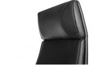 Fotel ergonomiczny czarny Gunar, fotele biurowe obrotowe, czarny fotel do komputera gunar