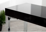 biurko, nowoczesne biurko, lakierowane biurko, biurka, biurko w połysku, czarne biurko