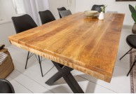 Stół do jadalni z drewna mango 160 cm iron craft