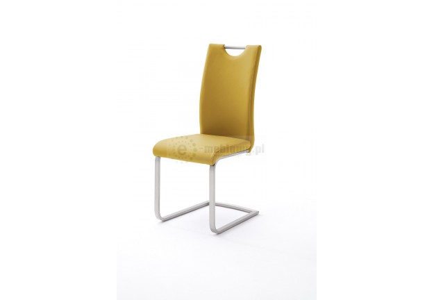 Krzesło na płozach z uchwytem Paulo , krzesła do jadalni kolorowe Paulo, krzesła z uchwytem