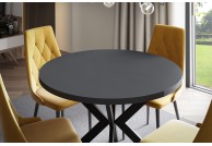 Stół okrągły rozkładany 100 - 176 cm Edder, stoły okrągłe rozkładane Edder, stół na 10 osób Edder