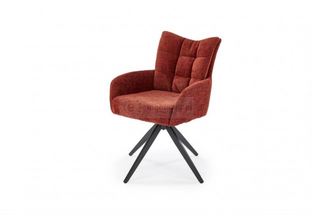 Krzesło z funkcją obracania 360 stopni Impuls, krzesła do jadalni, krzesła cynamonowe