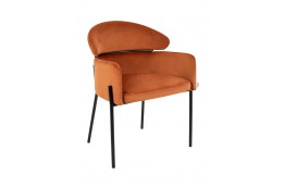 Krzesło pomarańczowe Alexia