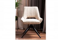 Krzesło obrotowe 180 stopni Tello Bjorn, krzesło tapicerowane, krzesło do jadalni Tello Bjorn