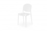 Krzesło z polipropylenu Bokka, krzesło białem krzesło czarne na balkon, krzesło do ogrodu