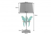 Lampka stołowa Parrot, lampka stołowa z papugami Parrot, lampka dekoracyjna czarna