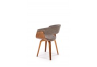 Krzesło drewniane orzechowe Vamos, krzesło do jadalni orzechowe, krzesła drewniane, krzesło vamos