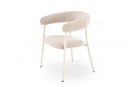 Krzesło tapicerowane Gracie / białe nogi